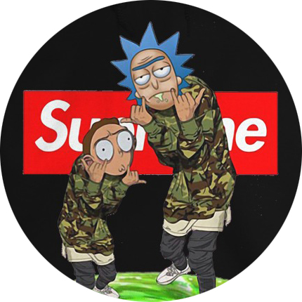 Rick And Morty Supreme Lv Hoodie 
